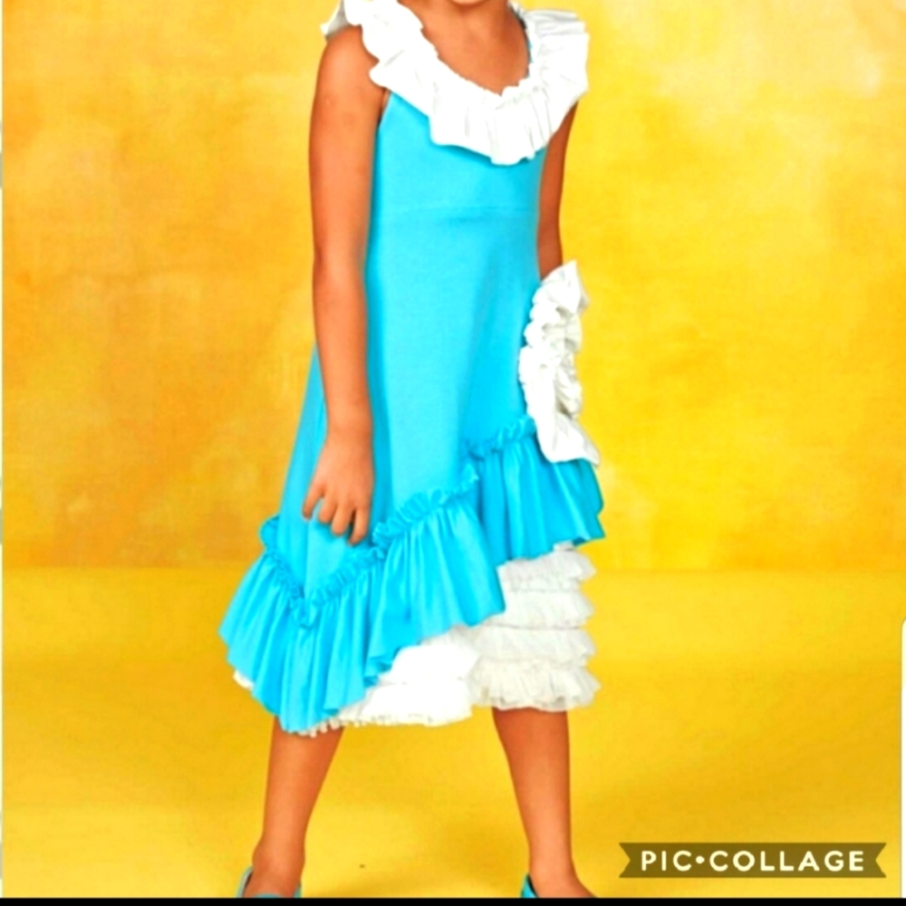 Chasing Fireflies Pixie girl blue dress